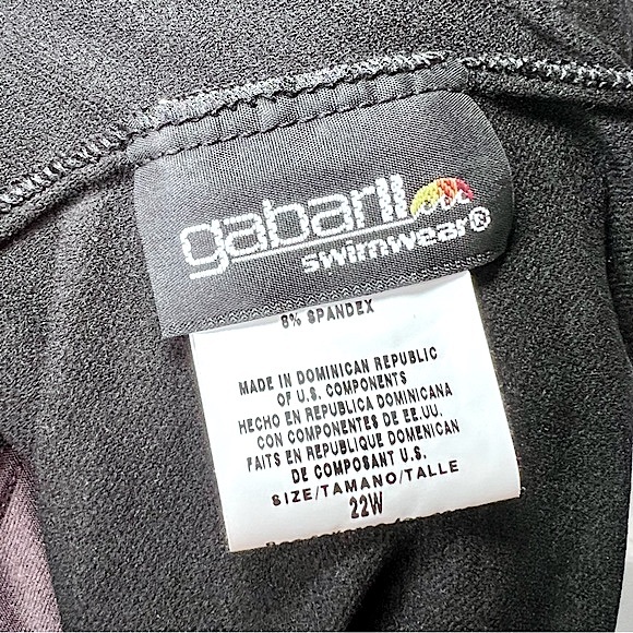 GABAR Swimwear Chlorine Resistant Brown Swim Shorts with Pockets Plus Size 22W - Picture 3 of 16